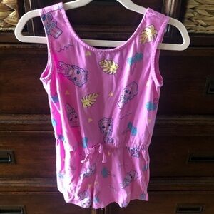 L.O.L. Surprise pink cotton romper in size S (6/6x)